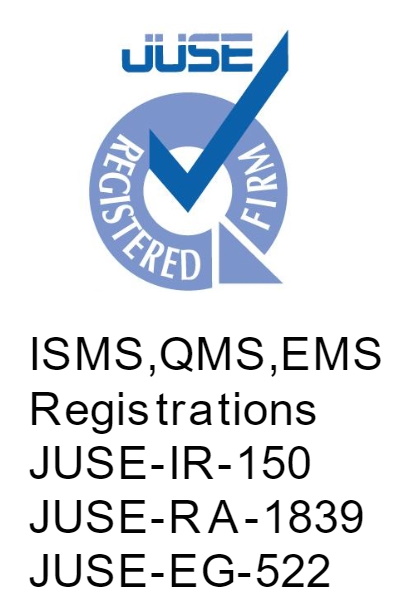 ISO/IEC27001:2013,ISO9001,ISO14001認証取得