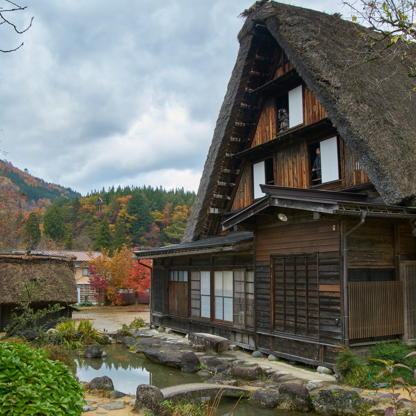 社員旅行　白川郷